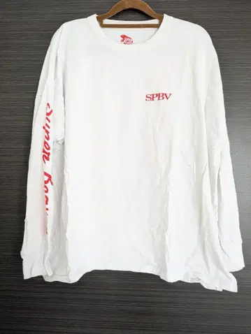 SUPER BEAVER SPBV 로고 긴팔 티셔츠 M