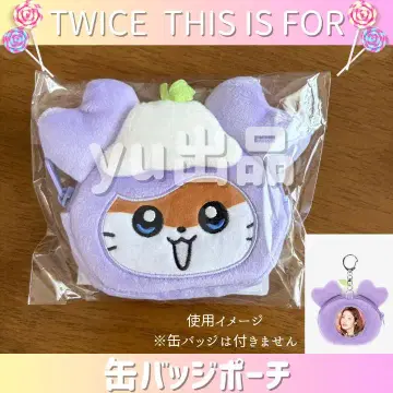 TWICE THIS IS FOR 산리오 사나 서브리 캔뱃지 파우치