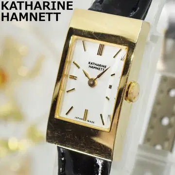 작동 상품 KATHARINE HAMNETT 여성용 손목시계 렉탱귤러