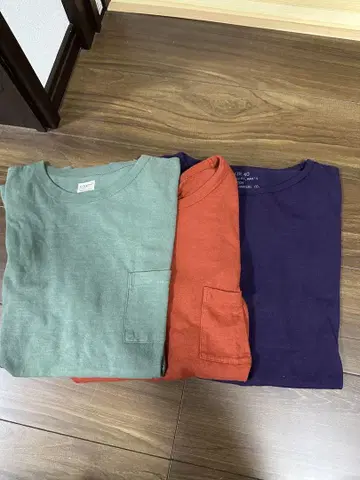 피그벨 포켓 티셔츠 나바르 티 3장 세트
