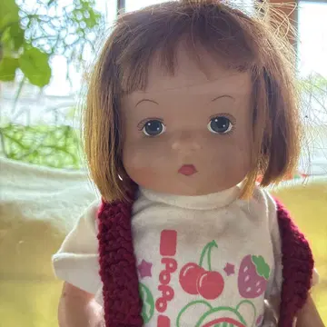 빨간색 오버롤 인형 약 30cm