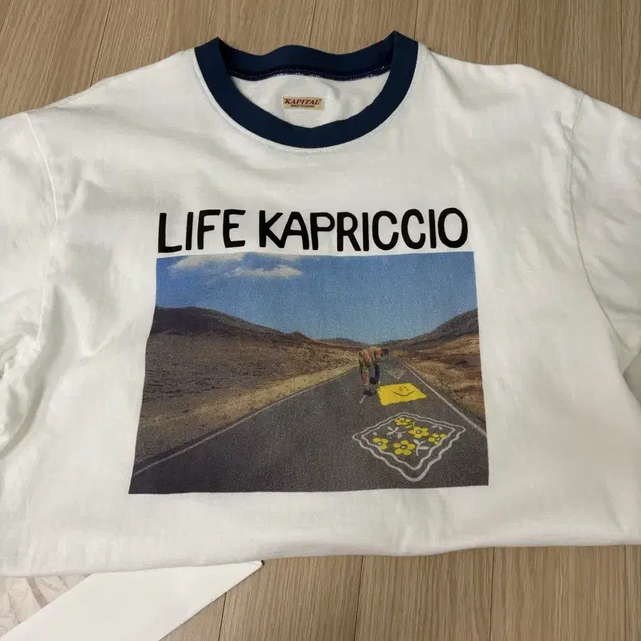 KAPITAL | 캐피탈 Kapital Ringer T-shirt Hard Rain Sundance