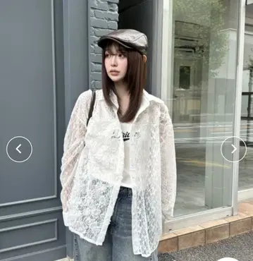 Ray Cassin 레이스 긴팔 셔츠