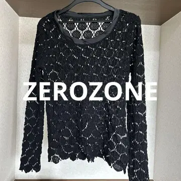 ZEROZONE 긴팔 썸머 니트 미사용 새상품급 블랙