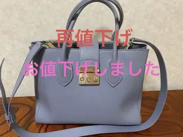 컨디션 최상 FURLA 라이트 그레이 숄더백