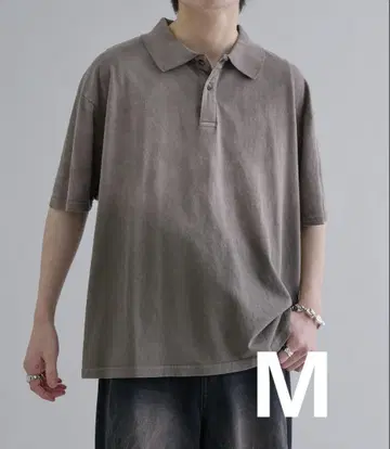 페이드 컬러 루즈 반팔 피케 셔츠
