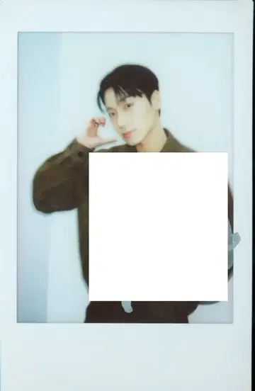 ATEEZ SAN 친필 사인 폴라로이드 라키드로