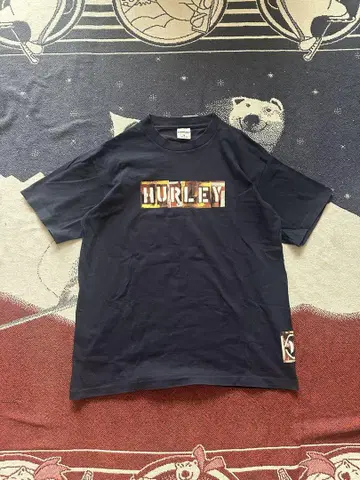 90s usa제 HURLEY 할리 티셔츠 싱글 스티치 서핑