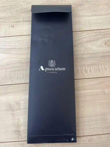 Aquascutum 넥타이 네이비 미니 꽃무늬 미사용
