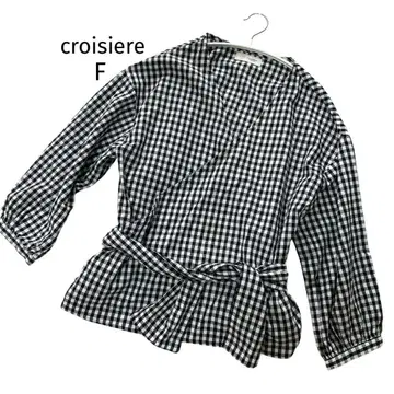 Croisiere / 크루즈 카슈쿨 블라우스 깅엄 체크 F