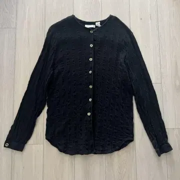 Liz Claiborne 코튼 린넨 가디건 블라우스 빈티지