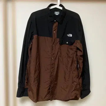 The North Face 긴팔 눕시 셔츠 XL 브라운 NR11961