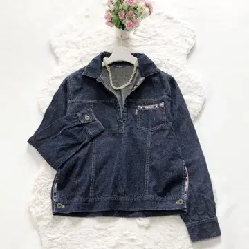 PINKHOUSE*핑크하우스 데님 블라우스 티셔츠 풀오버 M