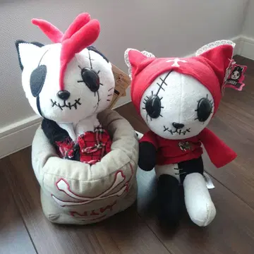 [택 포함] HUNGRY&ANGRY 봉제 인형 2개 세트 h.NAOTO