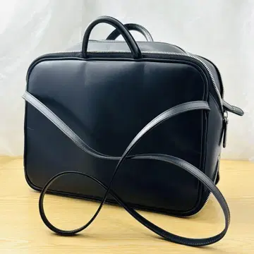 미나 페르호넨 siemen bag 숄더백 블랙 가죽 천연 가죽