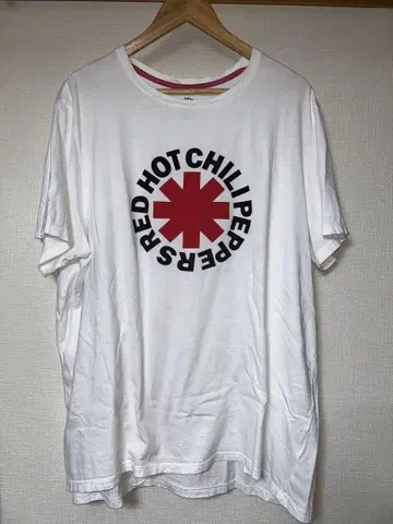 공식 RED HOT CHILI PEPPERS 티셔츠 2XL 화이트