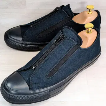 컨버스 26.0cm 네이비 계열 지퍼 캔버스 스니커즈