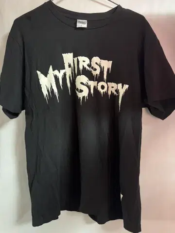 MYFIRSTSTORY 티셔츠 블랙 L 마이파스