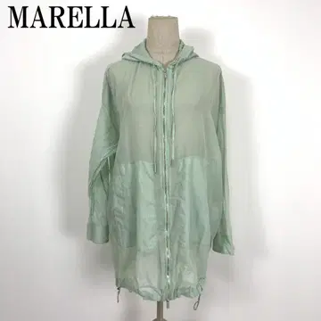 LA7302 LA MURA 실크 긴팔 지퍼 점퍼 블루종 그린 36