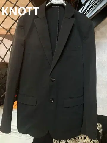 KNOTT 테일러드 자켓 블랙