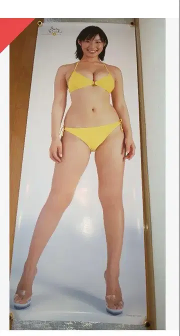 사토 히로코 등신대 포스터 주간 플레이보이