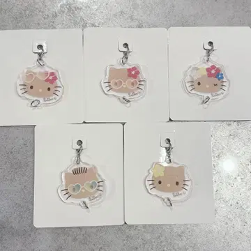 일광화상 키티 다이소 세리아 아크릴 미니 참 묶음 판매