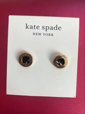 케이트 스페이드 kate spade 귀걸이 골드&블랙 스페이드