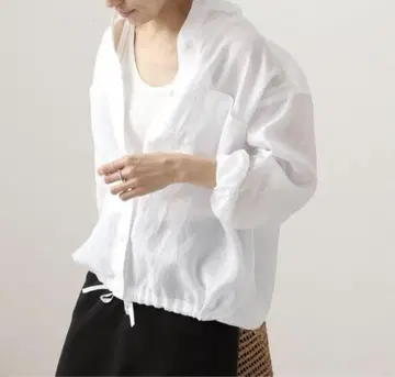 프레임워크 프렌치 린넨 드로스트 셔츠 린넨