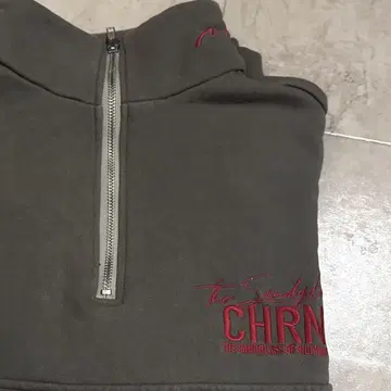 CHRONOIZM 하프 지퍼 스웨트 (size L)