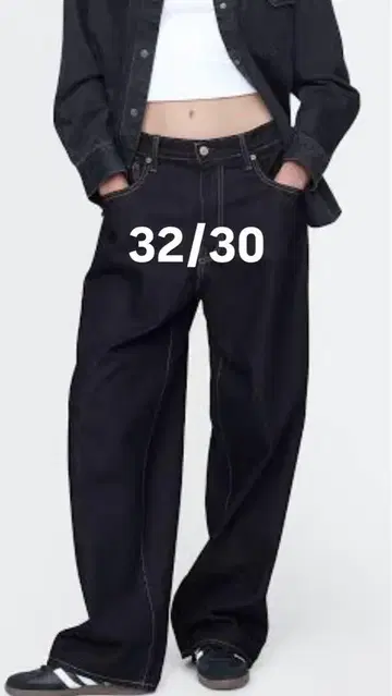 GAP 슈퍼 배기 데님 32/30