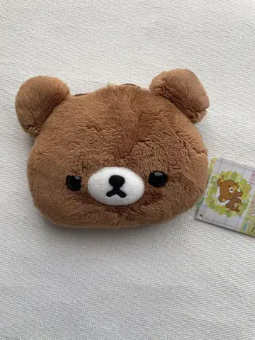 리락쿠마 차이로이코마리 낚시릴 포함 교통카드 지갑 봉제 인형