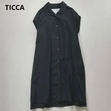 티카 코튼 프렌치 슬리브 원피스