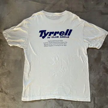 Tyrrell 영국 유니언 잭 티셔츠 화이트