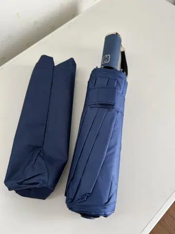 네이비 접이식 우산 우천 겸용