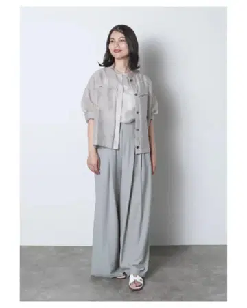 meri 미리 시어 셔츠 자켓