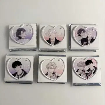 FANGS 빌리 발리 아크릴 키링 컬렉션 6종 세트