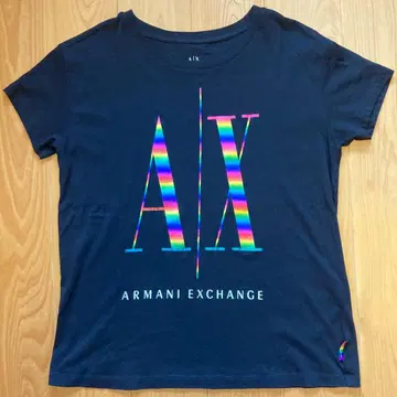 ARMANI EXCHANGE 아르마니 익스체인지 블랙 티셔츠