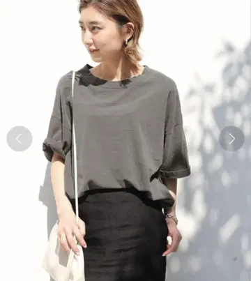 두지엠 클라세 루즈 티셔츠 빈티지 흑먹색 내추럴