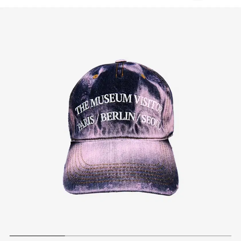 【THE MUSEUM VISITOR】WASHED DENIM BALLCAP (PINK BLUE) THE MUSEUM VISITOR | 더뮤지엄비지터 The Museum Visitor