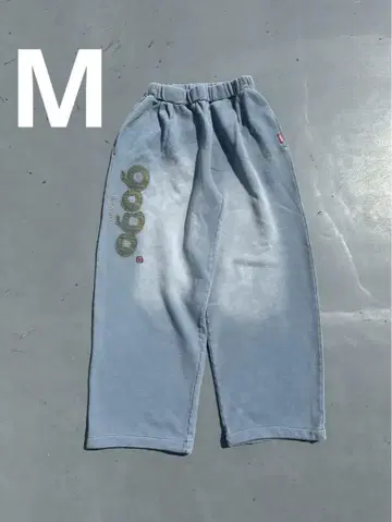 9090 OG 로고 빈티지 스웨트 팬츠 블루