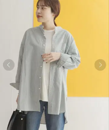 FORK&SPOON 옥스 롱 셔츠