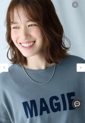 메탈 볼 목걸이 anyfam