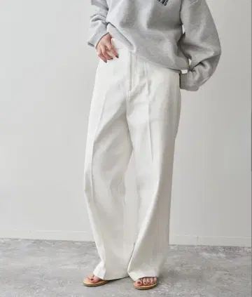 25ss Spick and Span 가먼트 다이 워크 팬츠 38