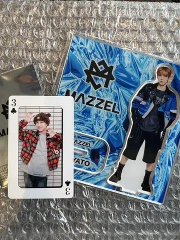 MAZZEL HAYATO 온라인 복권 아크릴 스탠드와 카드놀이 카드