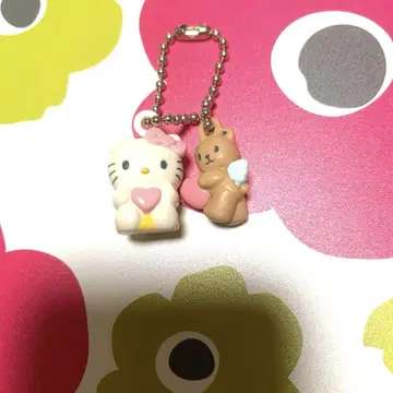 산리오 헬로키티 곰 마스코트 참