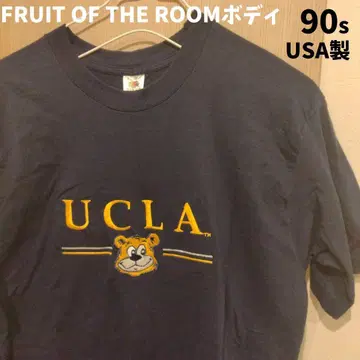 UCLA USA제 칼리지 티셔츠 프룻 오브 더 룸 네이비 자수