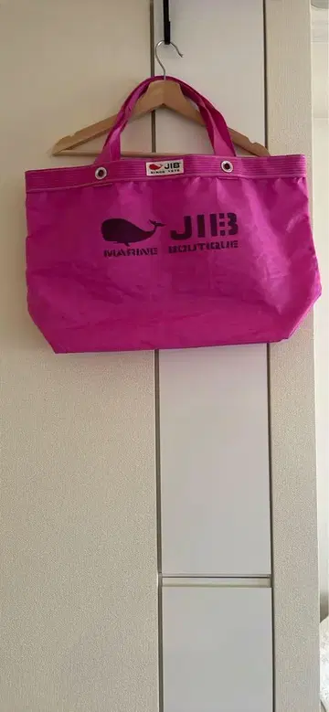 JIB MARINE BOUTIQUE 핑크 보스턴 백