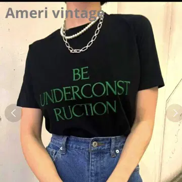 아메리 23SS CONCEPT EMBROIDERY TEE 티셔츠 블랙