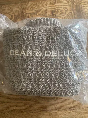 DEAN&DELUCA 빔즈 크로셰 바스켓 백 S 그레이