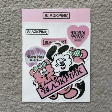 BLACKPINK Verdy 한국 POPUP 한정판 스티커 세트 초레어